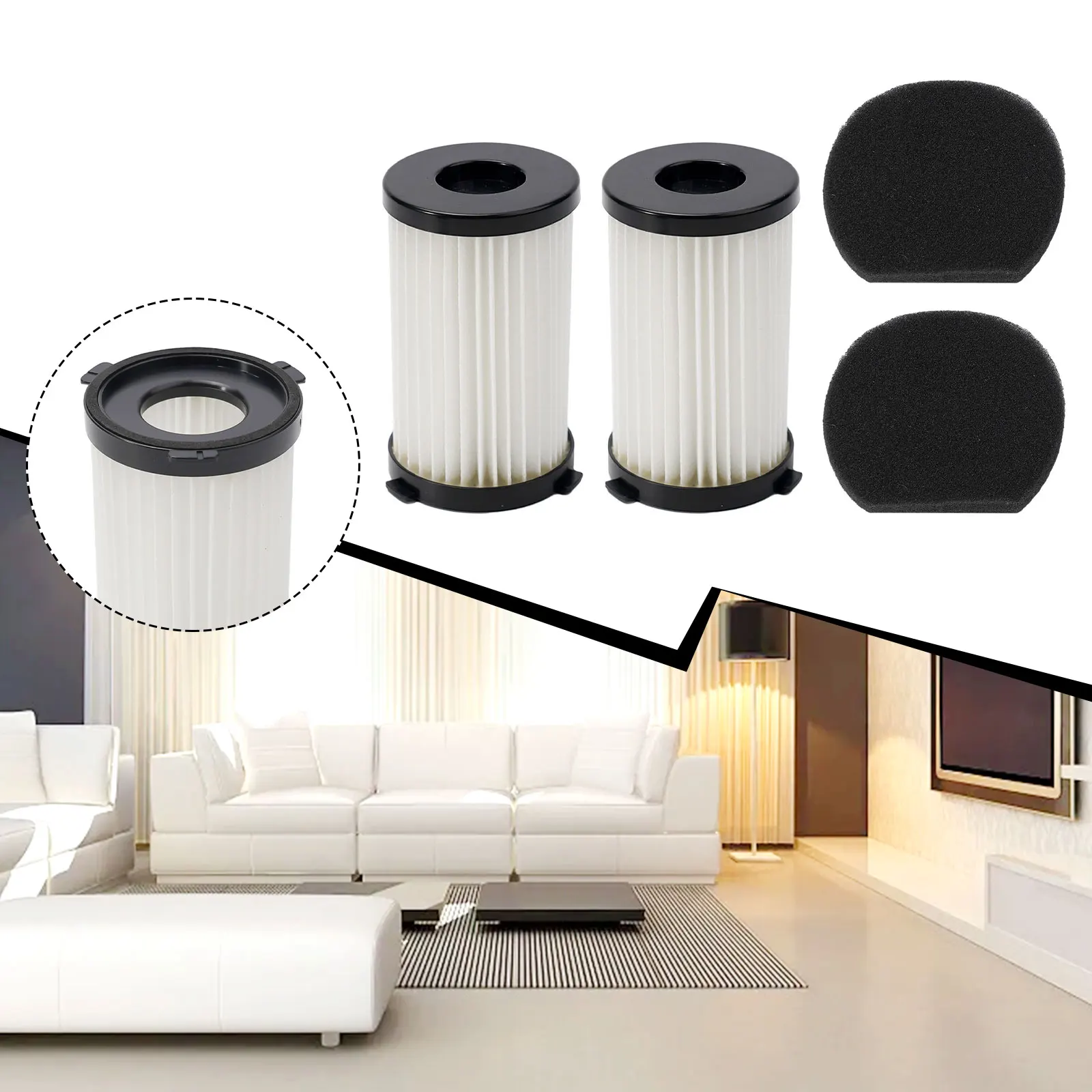 Совместимый фильтр для Bomann BS1948cb предназначенный пылесоса Ariete Electric Broom Handy Force 2761