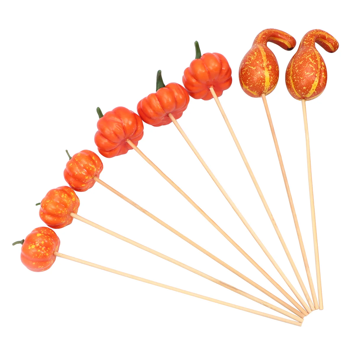 

Pumpkin Bouquet Picksfor Faux Artificial Autumn Adornment Fall Ornament Fake Pumpkins Topper Bundle Floralbranches Berry Stem