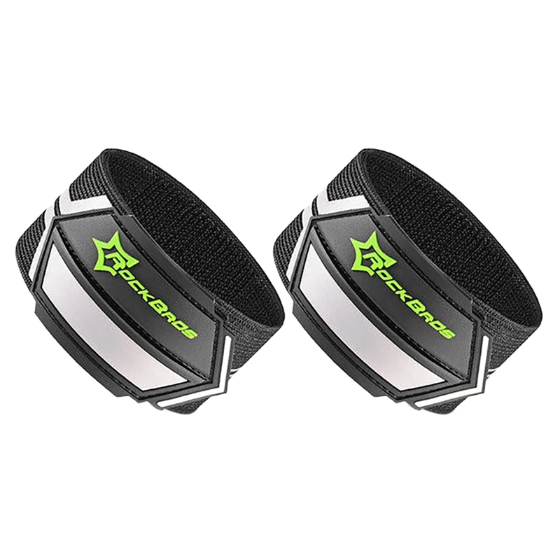 

ROCKBROS Bicycle Pant Belt Clip Reflective Belt Sports Trousers Belt Safety Running Bike Spirituality Light Belt