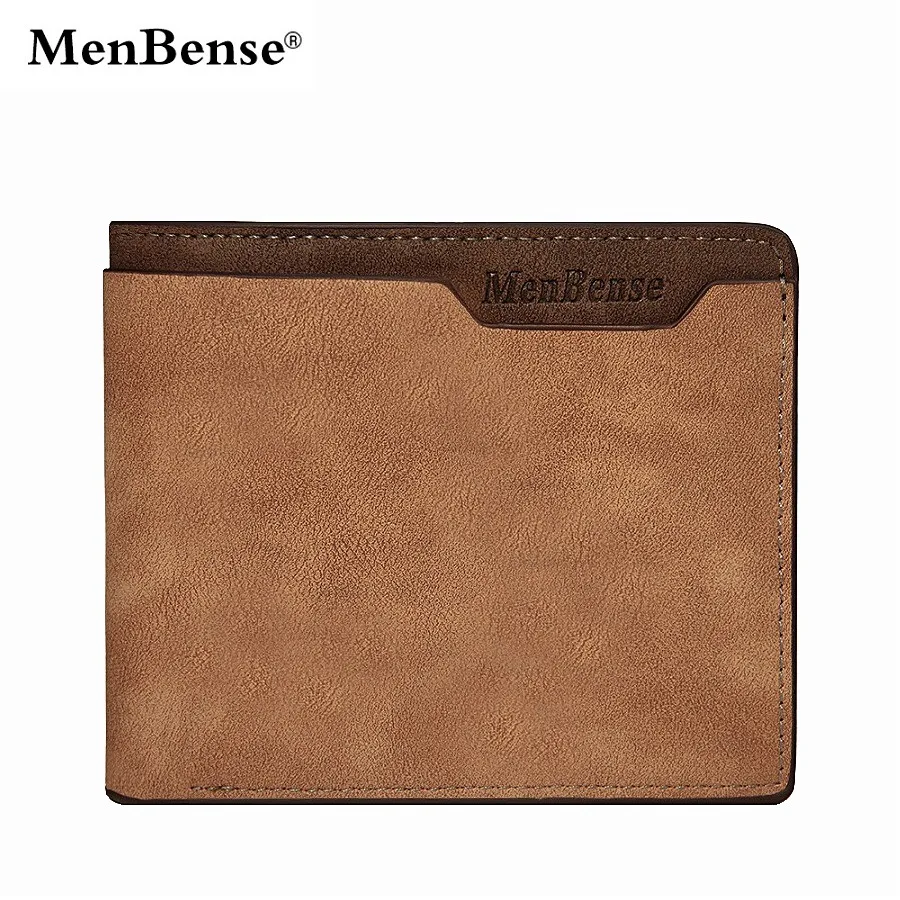 Деловой складной кошелек для мужчин роскошный тонкий хипстерский бумажник с