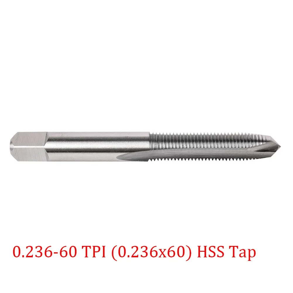 Инструменты Hss Tap 0 236-60 TPI 3 лезвия втулки портативные с ручкой Чехол-1911 канавки 72 мм