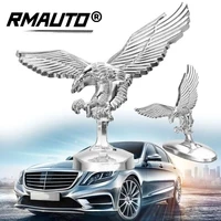 universal car motorcycle eagle front 3d standing metal emblem sticker eagle style logo auto hood rear badge car styling