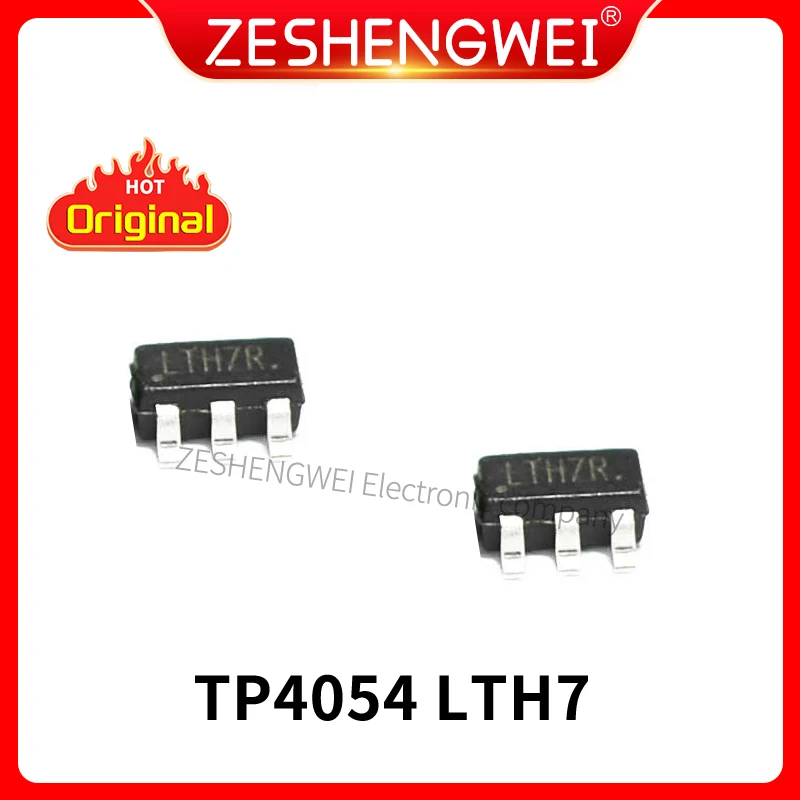 

50PCS TP4054 TP4054ES5-4.2 LTH7 SOT23-5 Li-ion Battery Charger IC In Stock