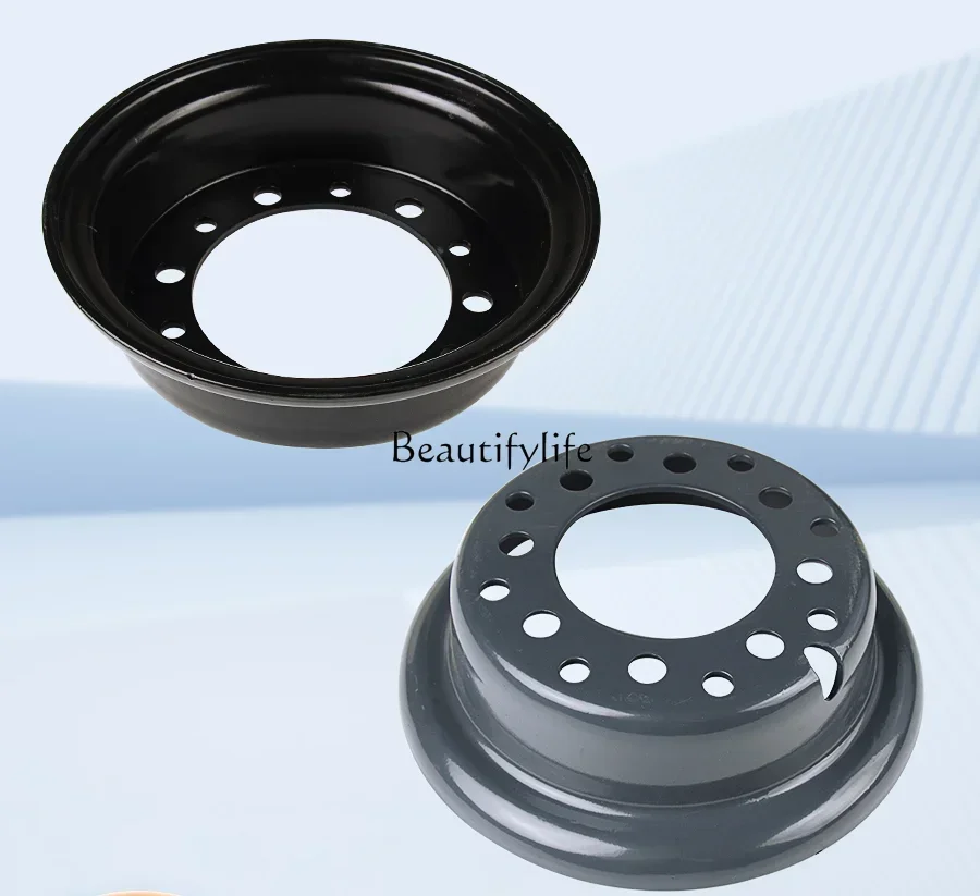 Диск заднего колеса вилочного погрузчика 5 00-10 утолщенный обод 6 мм с шинами 650-10.