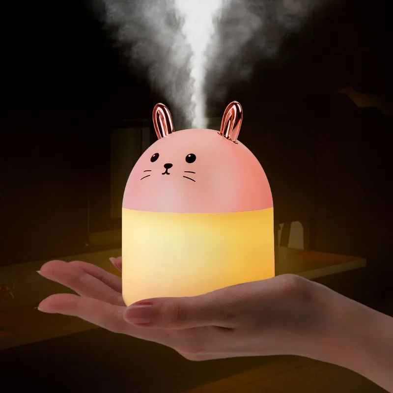 

Xiaomi 10 cotton swabs air humidifier night light Cute aroma Essential oils diffuser Fragrance diffuser Home Aromatherapy 250ml