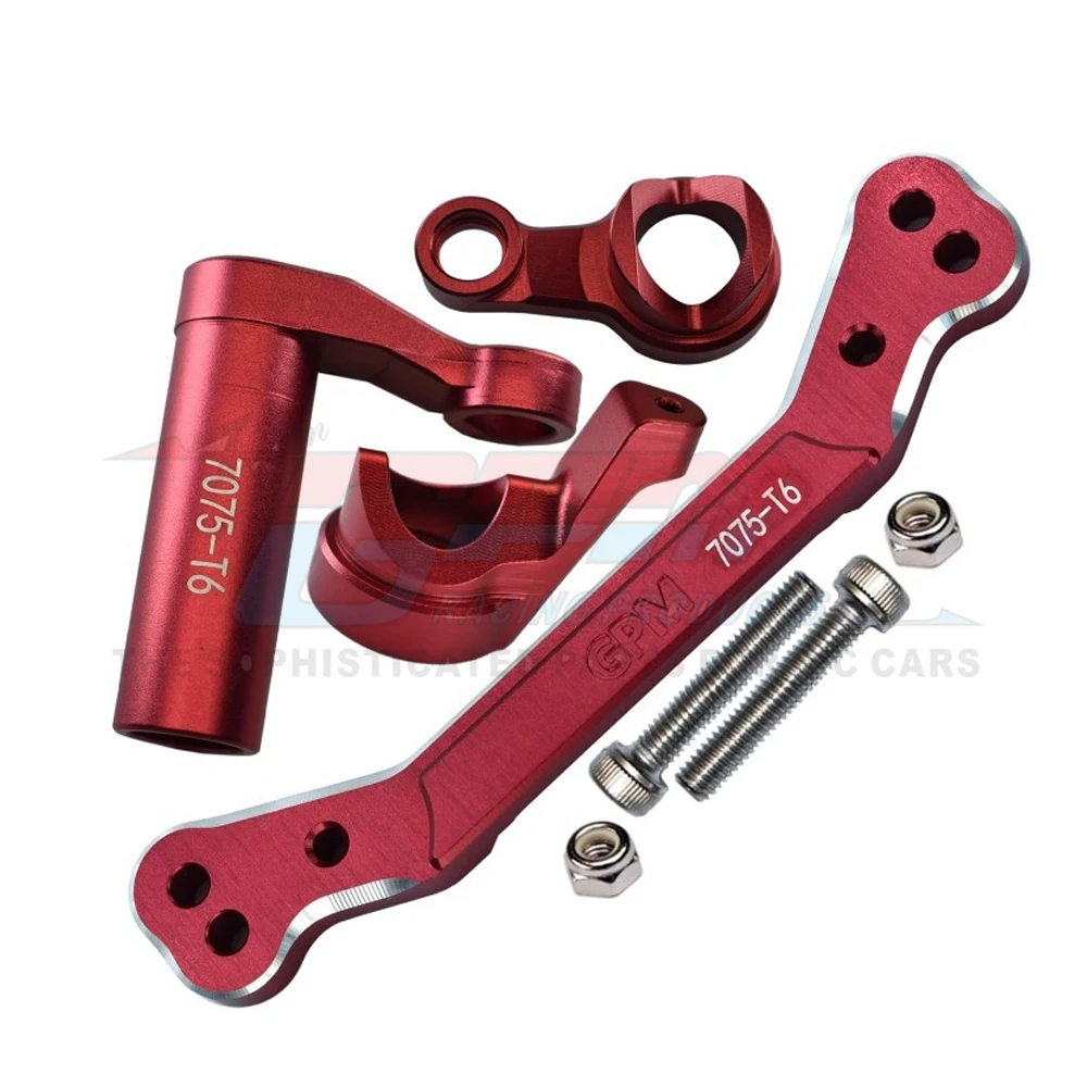 Комплект металлического алюминиевого рулевого управления GPM 9545 + 9546 для Traxxas 1/8