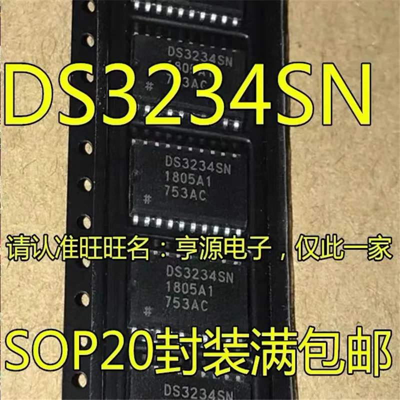 

1-10 шт. DS3234SN DS3234 SOP-20 в наличии IC чипсет, оригинальный