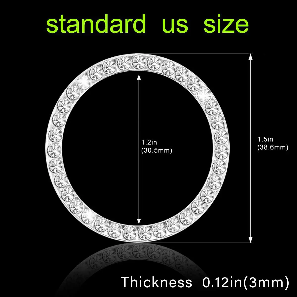 Кристальная Кнопка зажигания двигателя Onekey кнопка включения и остановки