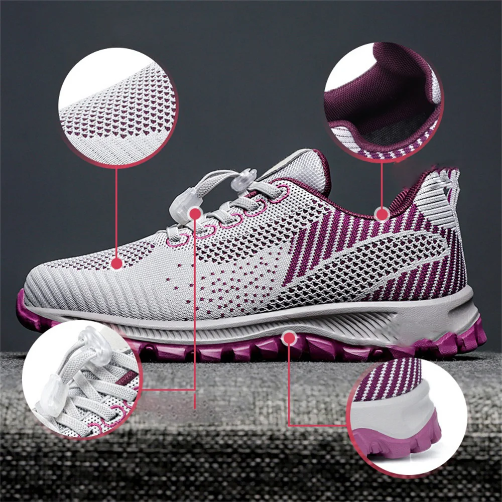 Couple Sport Shoes 2023 Spring New Orthopedic Women's Running Walking Sneakers 36-44 Large-Sized Outdoor Female Casual  Shoes