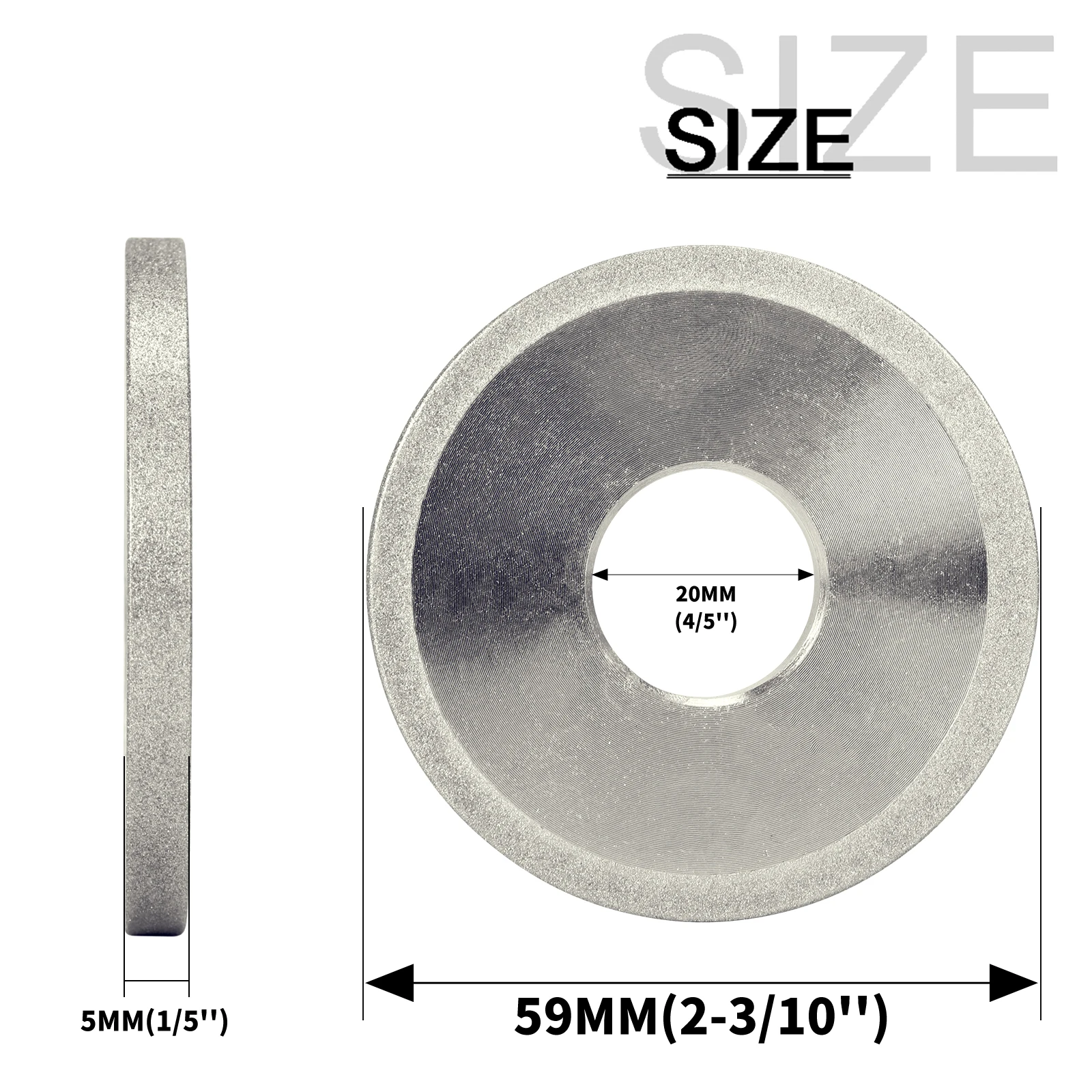 

Шлифовальный диск SI FANG алмазный 60x20x5x6