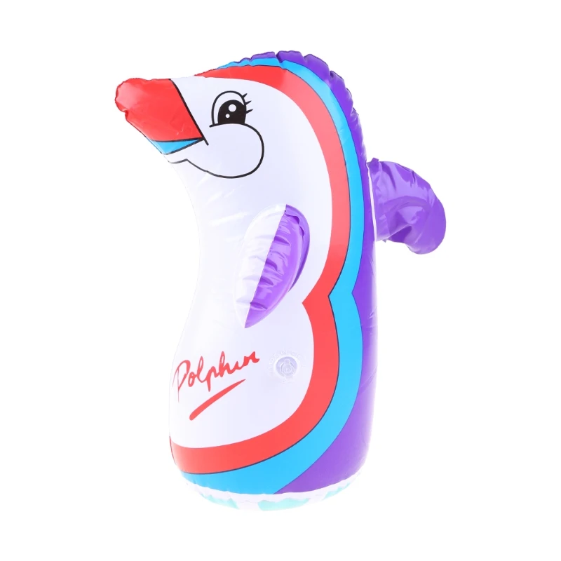 

57EE 36cm/45cm/70cm PVC Inflatable Toy Creative Lifelike Cartoon Penguin Tumbler for Children Kids Gifts Swimming Pool Beach