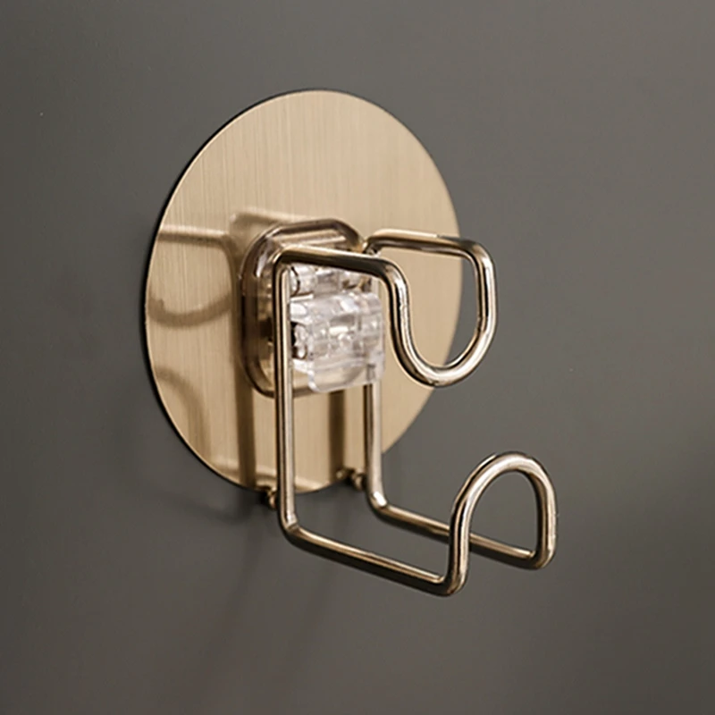 

1Pc Stainless Steel Washbasin Rack Saving Space Wall-Mounted Bathroom Basin Hooks Storage Racks Dropshipping