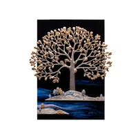 tree oil painting arts handmade fashional 3d resin relief decor painting home decoration