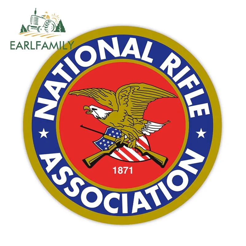 

EARLFAMILY 13 см x 13 см Автомобильная наклейка национальная винтовка ассоциация нра переводная картинка для украшения мотоцикла Графический водонепроницаемый Стайлинг автомобиля