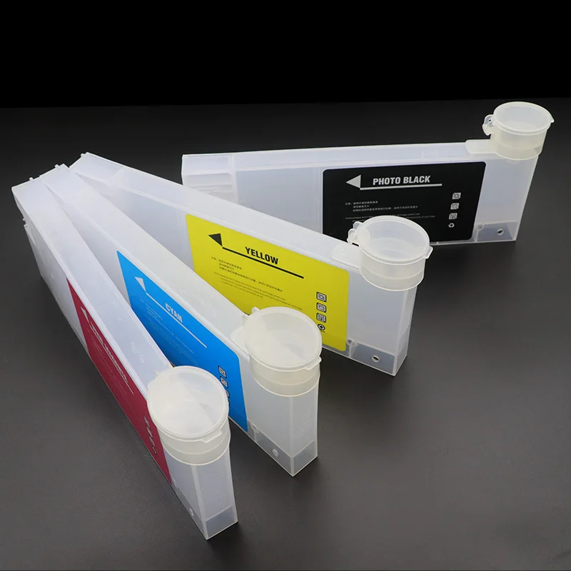 Пустой многоразовый картридж емкостью 220 мл с воронкой без чипа для