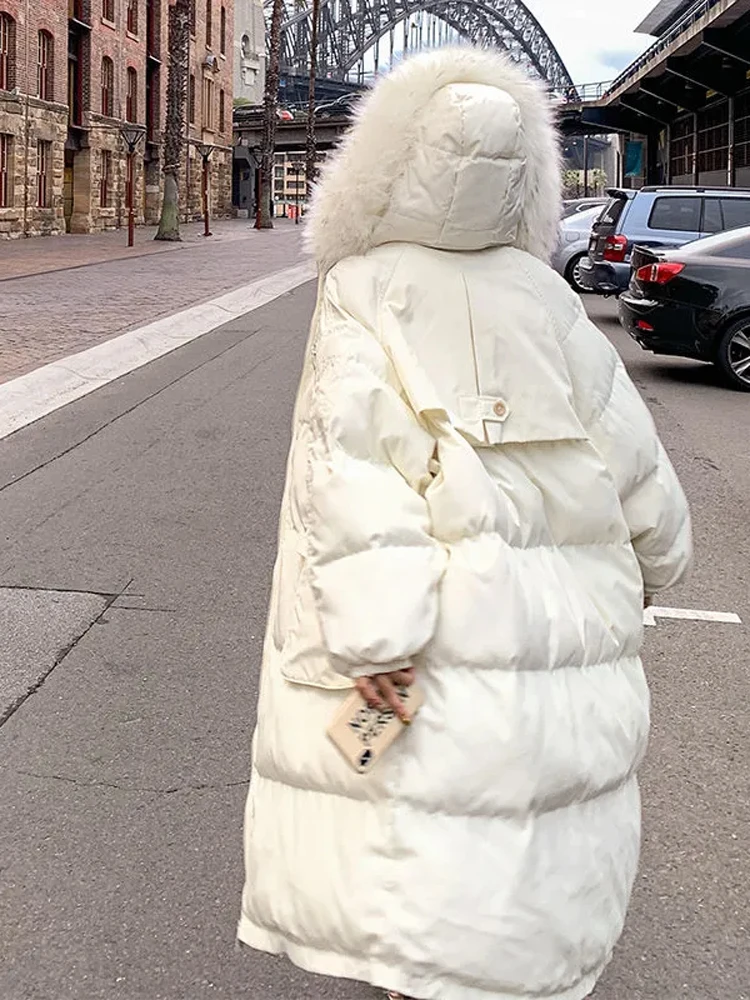 

Парка, осенне-зимняя куртка, женская одежда, винтажное теплое пальто, женский пуховик, хлопковая куртка, теплая Толстая длинная парка, больш...