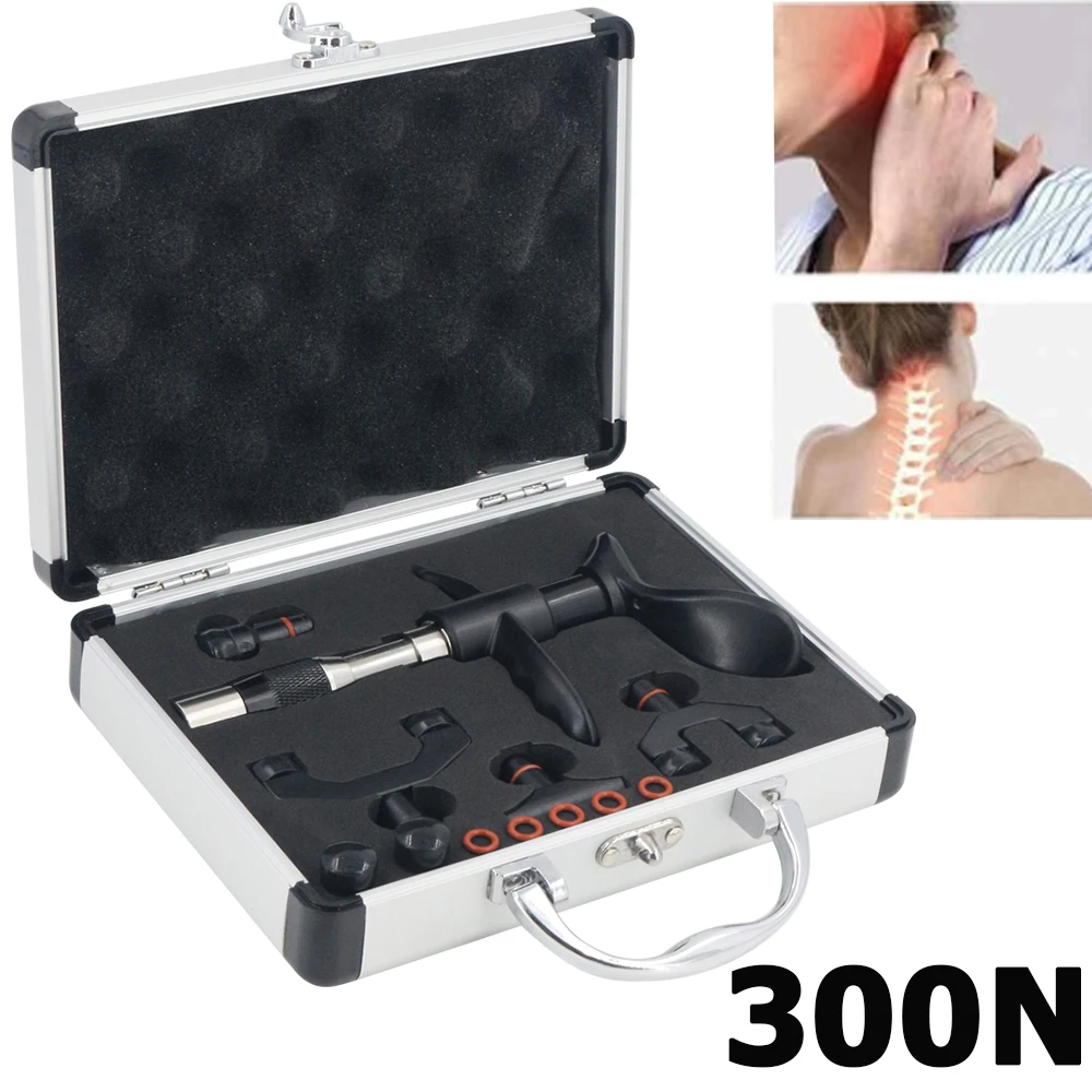 

2023 New Chiropractic Adjustment Tools Manual Gun Spine Adjust Vertebration Tool 6 Levels 4 Heads Massager Therapy Joint Pain