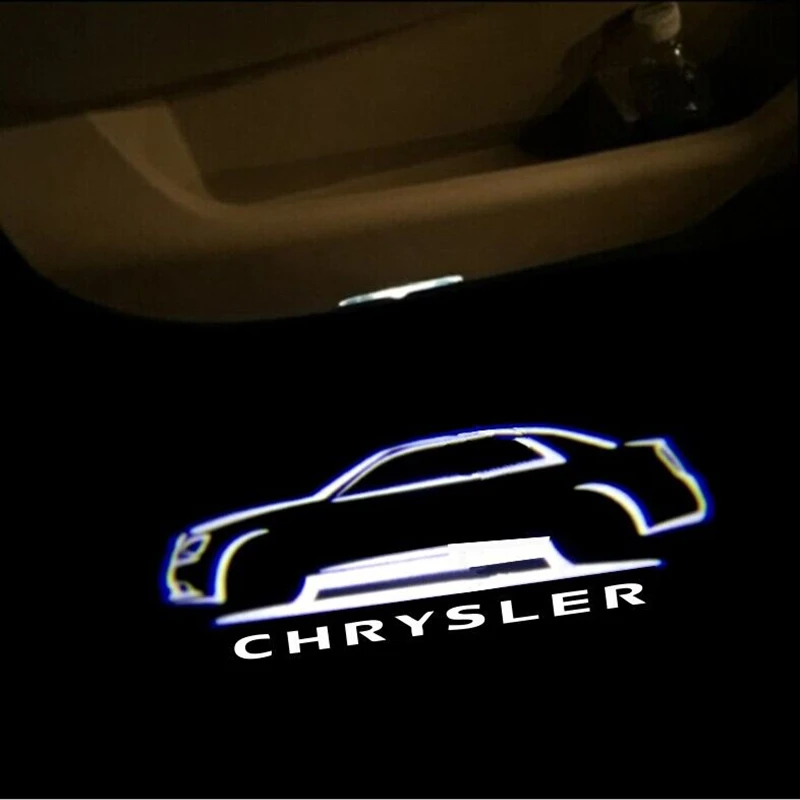 

2Pcs LED For Chrysler 300 200 300C Sebring FR JR JS Lancia Thema Courtesy Car Door Lights Signal Lamp Projector Accessories