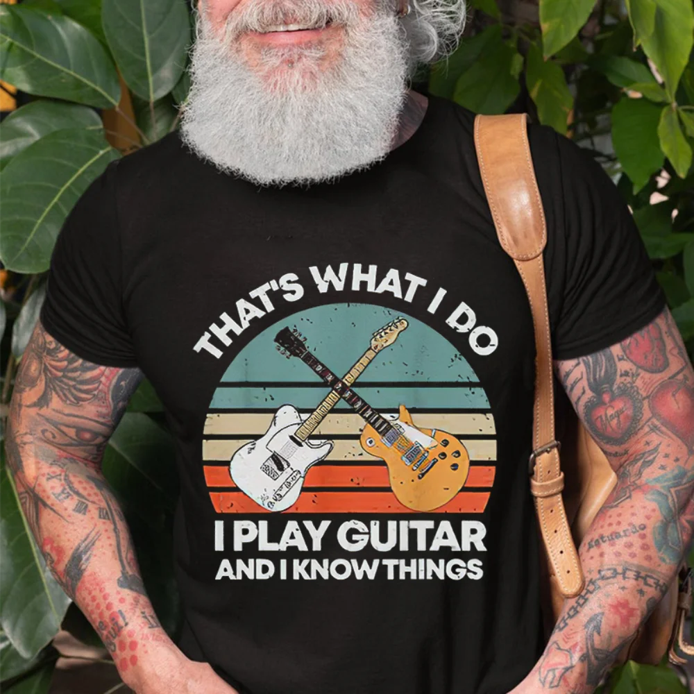 

Мужская Повседневная футболка Badassdude, это то, что я делаю, с принтом гитары