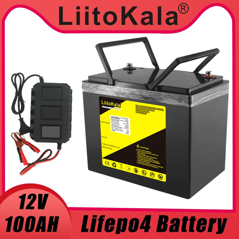 

Комплект аккумуляторов LiitoKala LifePo4, 12,8 В, Ач, 24 В, 36 В