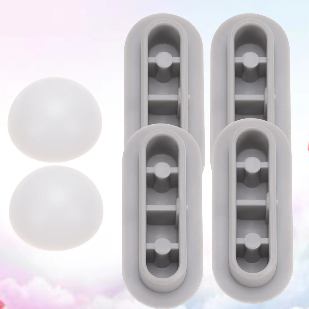 

4 Pcs Toilet Buffer Blocks Plastic Shims Bumper Adhesive Cover Pads Washers Rubber Bumpers Lid Spacers Furniture