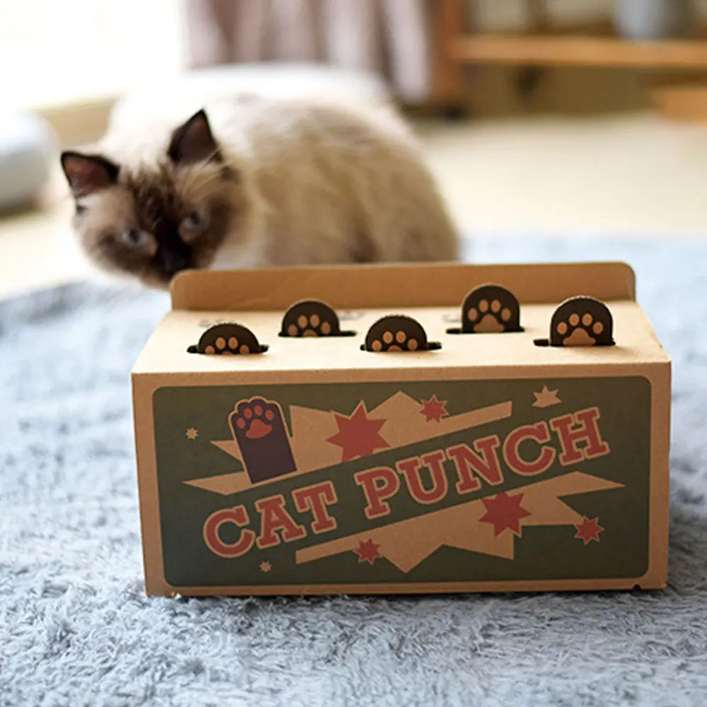 Гофрированные игрушки для кошек Gopher картонная коробка интерактивные товары