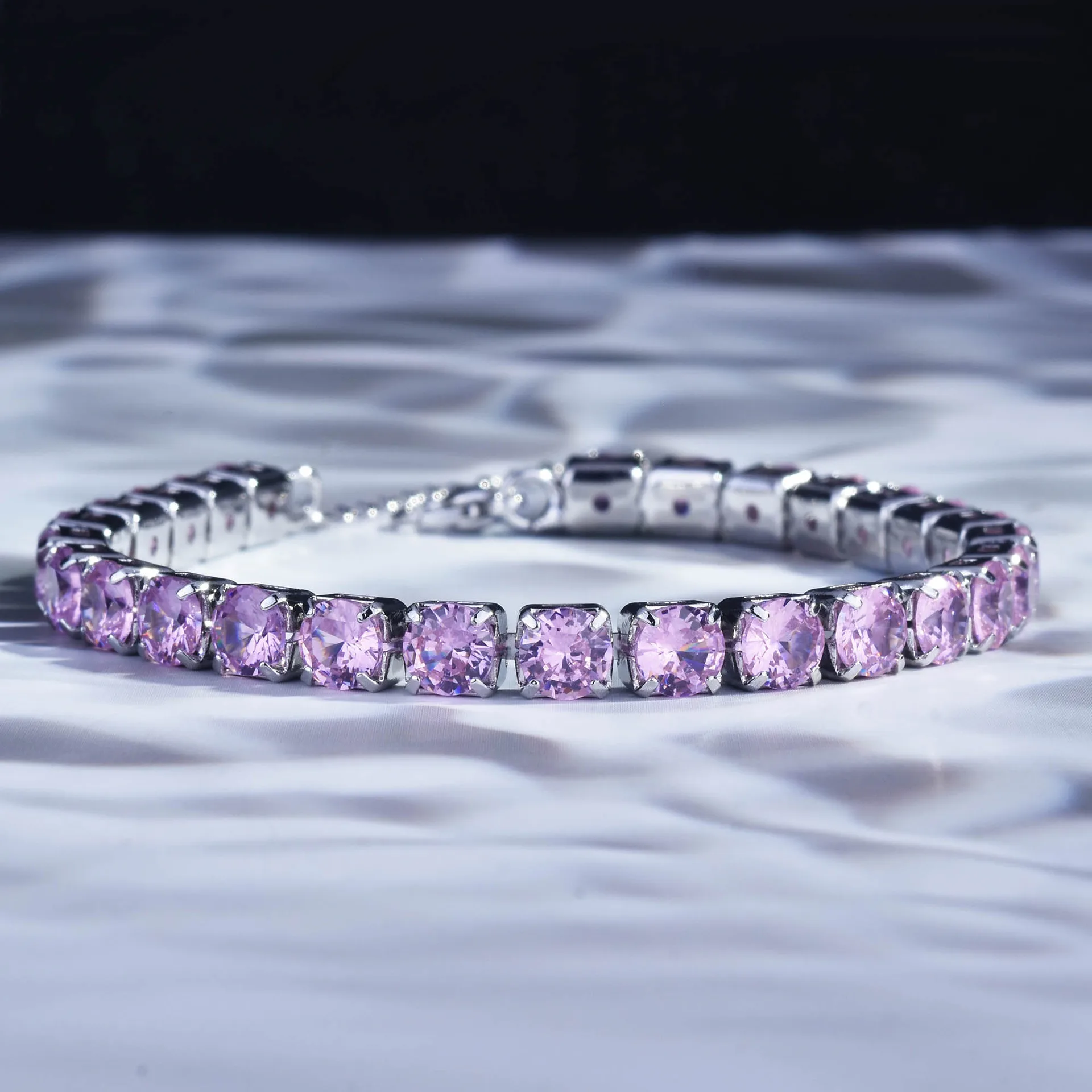 

Genuine 925 Sterling Silver Topaz Jewelry Charm Bracelets for Women Pulseras De Ley 925 Mujer Pulseira Feminina Bracelets Party
