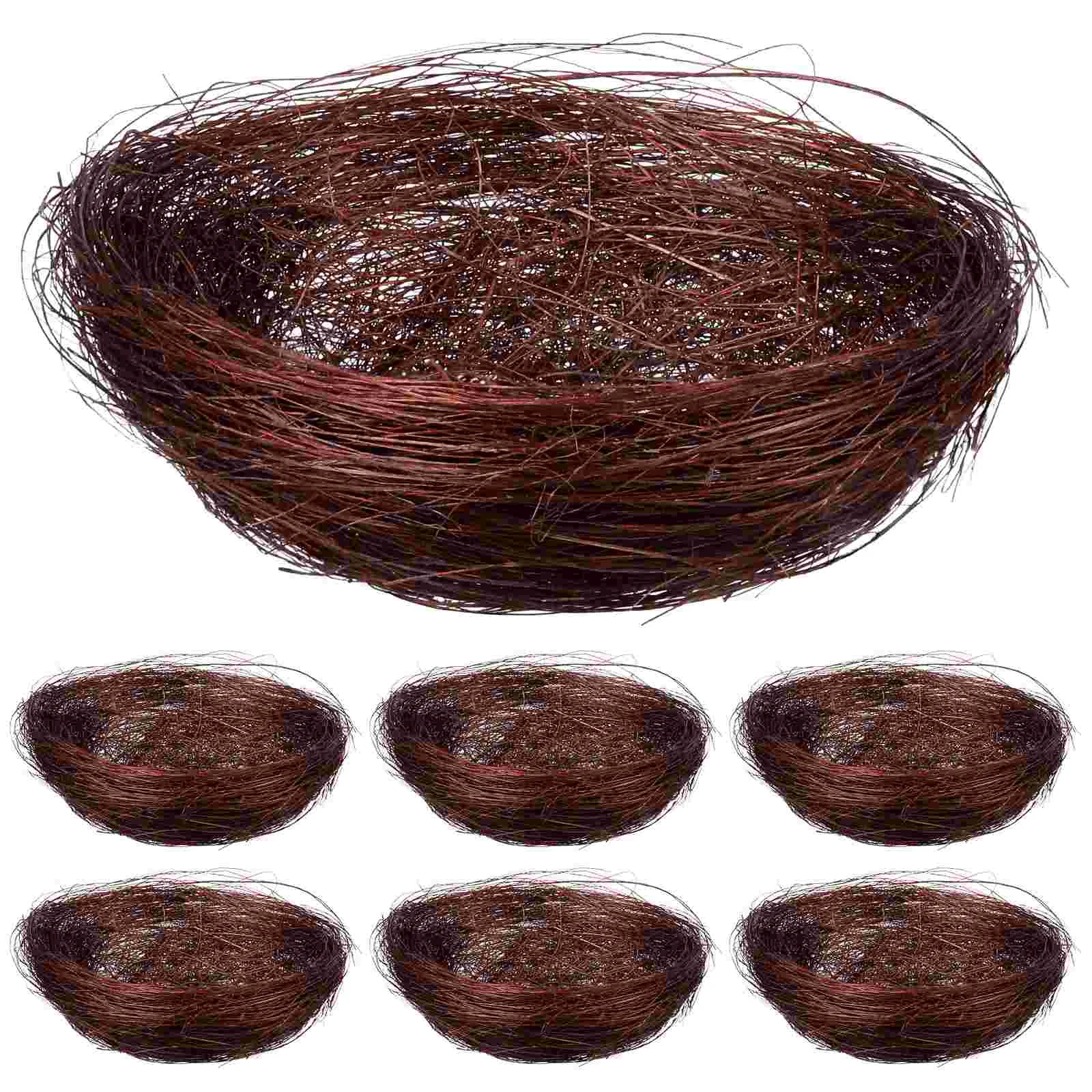

Simulated Bird Nest Simulation Nests Fake Cold Dish Artificial Decors Balcony Ornaments Crafts
