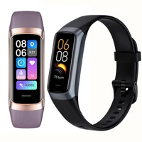 2022 smart watch men women smart bracelet wristband 1 1 inch amoled heart rate waterproof body temperature fitness tracker band