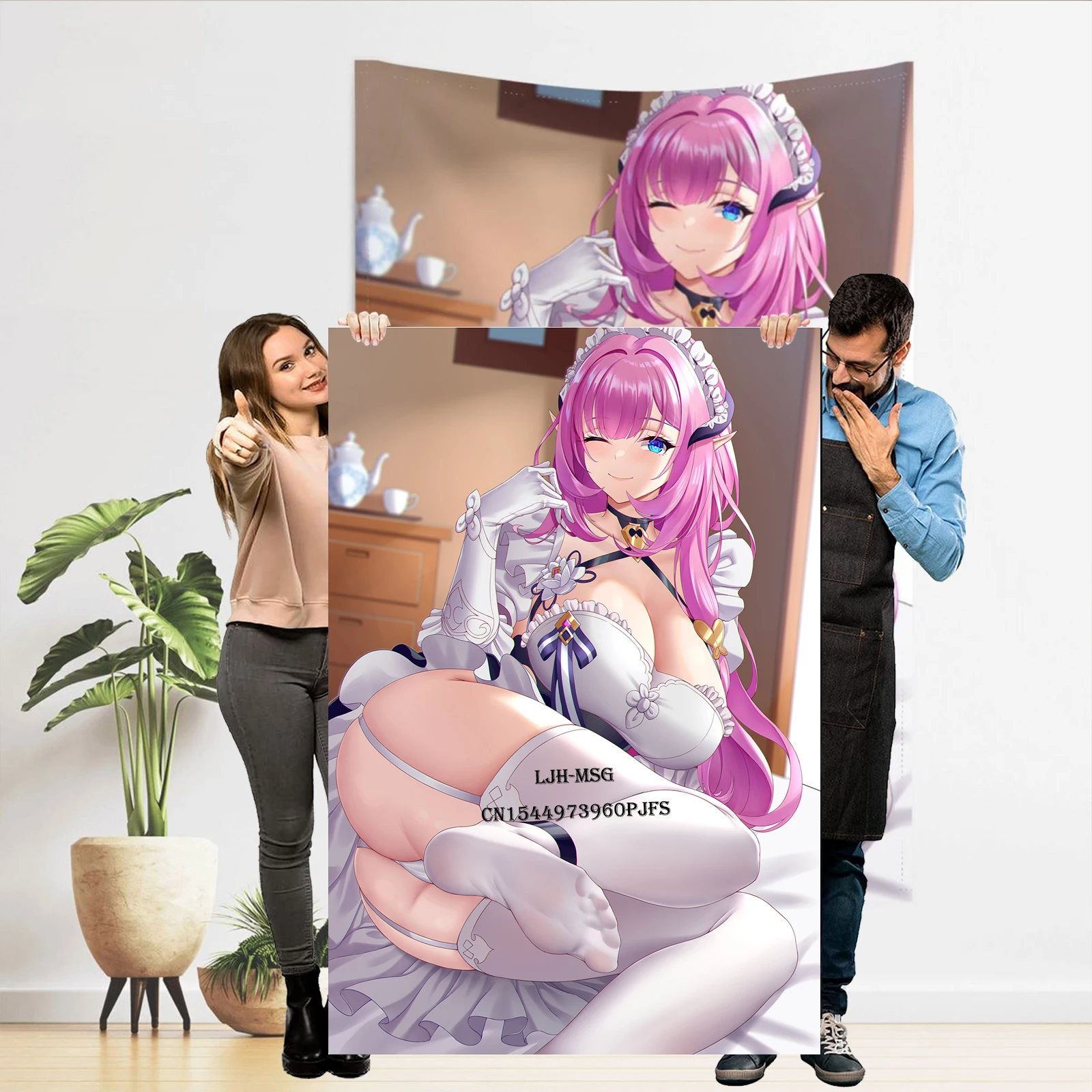 

Anime Tapestry Huge Breats Maid Poster Tapestries Hentai Lingerie Milf Wall Hanging Sexy Adult Girl FrontlineTapestries H Merch