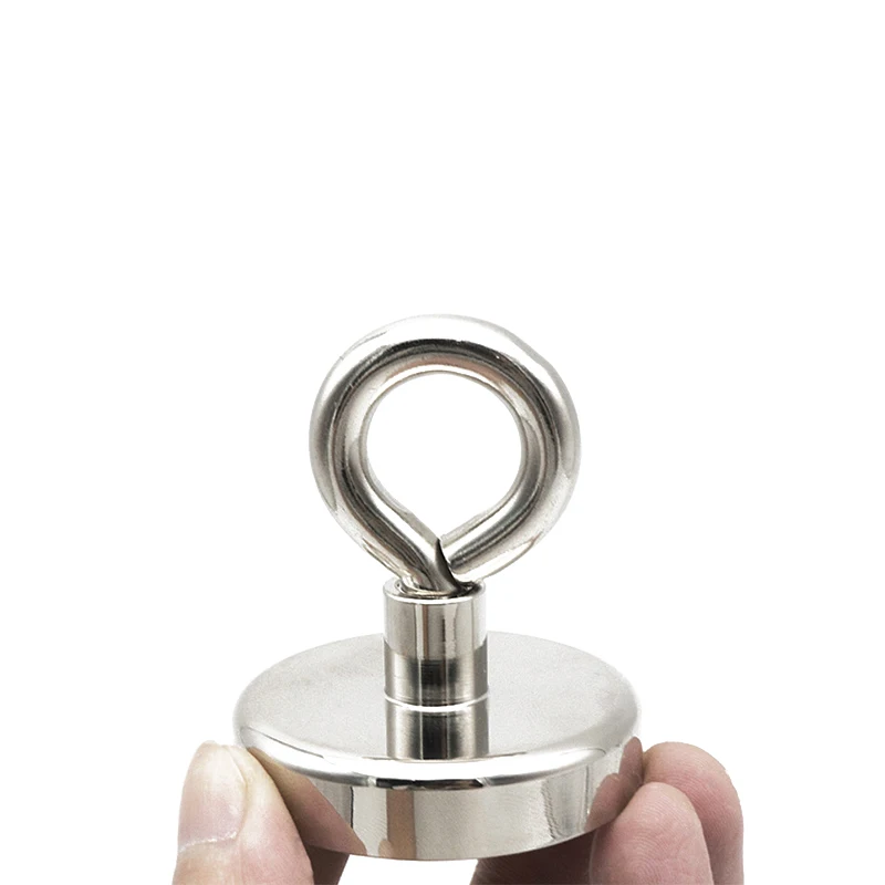 

1 Pcs Neodymium Magnets Super Strong Magnetic Hooks N40 NdFeB Magnet Rare Earth Magnet Fishing Rivering Salvage Magnet Searcher