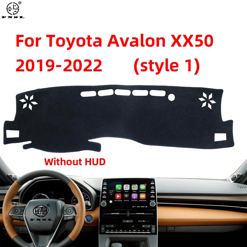 

For Toyota Avalon 2019 2020 2021 2022 XX50 50 Dashboard Cover Pat Dash Board Mat Carpet Dashmat Car Interior Sunshade Protector