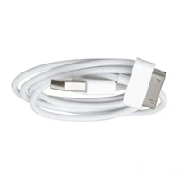 300pcs 1M USB Cable Fast Charger 30 Pin Charge Adapter Cables Charging for iPhone 4 4s 3GS IPad 2 3 IPod Nano Itouch Data Cord