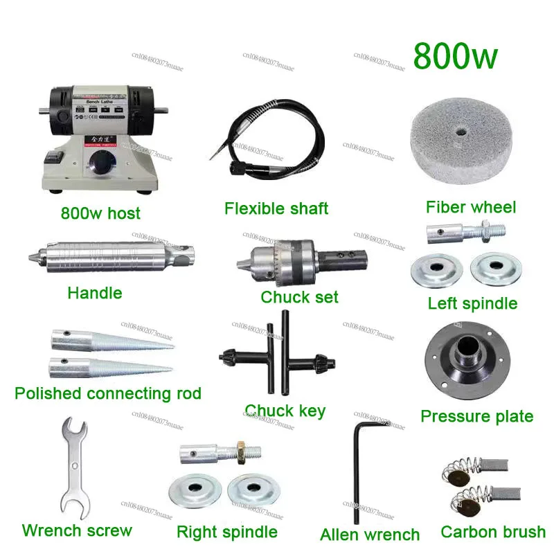 220V 800W High-Power Bench Grinder Electric Eoodworking Jade Carving Polishing machine 0.3-4mm Flexible Shaft Handle