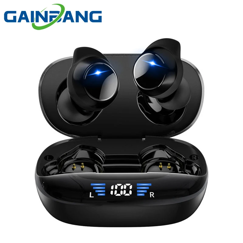 

GAINBANG T9 TWS Mini Wireless Earphones Sports Noise Cancelling Bluetooth 5.3 Headphones Stereo Touch Earbud Waterproof Headsets