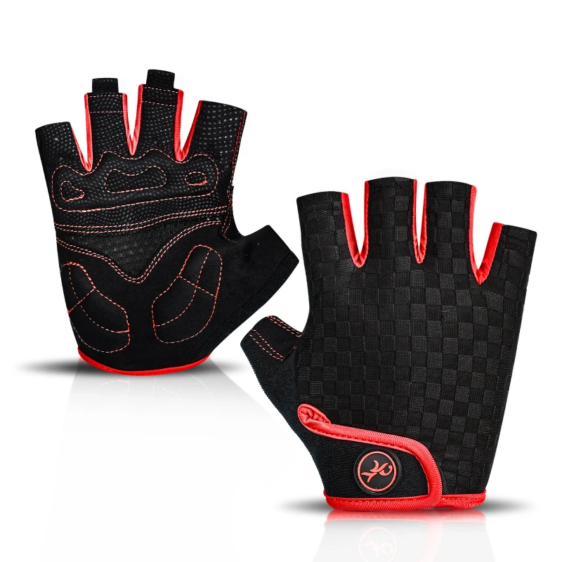 

Cycling Gloves Half Finger Bike Gloves 5MM SBR Pads Bicycle Gloves Shock-Absorbing Mountain Bike Gloves DH Road Biking Gloves