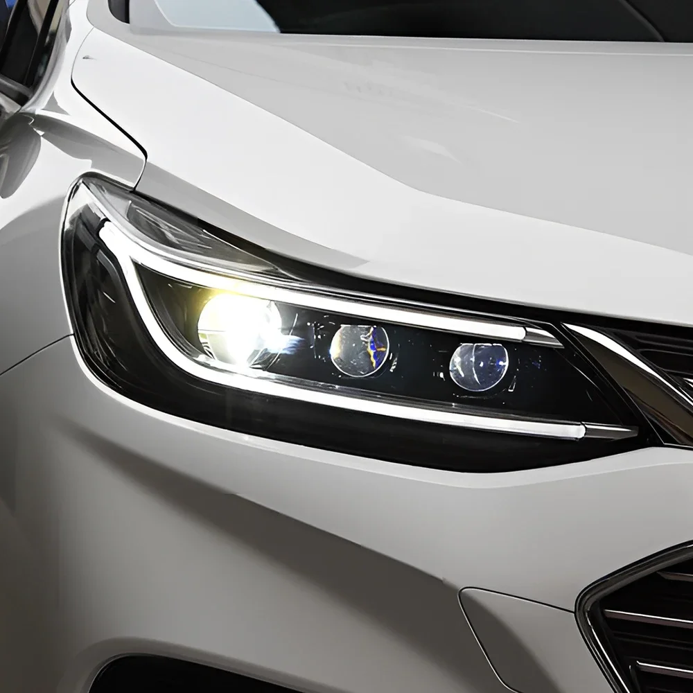 Передние фонари автомобиля для Chevrolet Cruze 2017-2019 обновленная сборка автомобильных