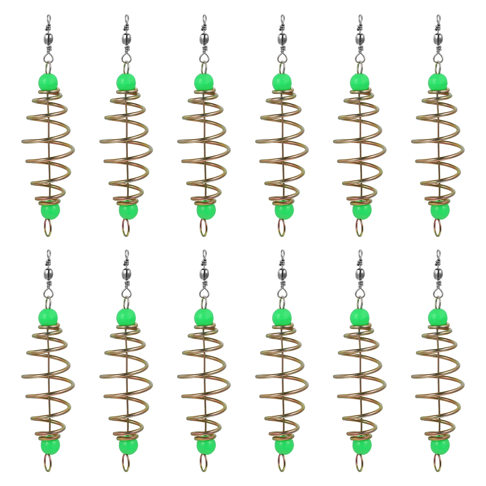 12 шт. пружинная приманка держатель для рыболовной клетки ловушка аксессуары