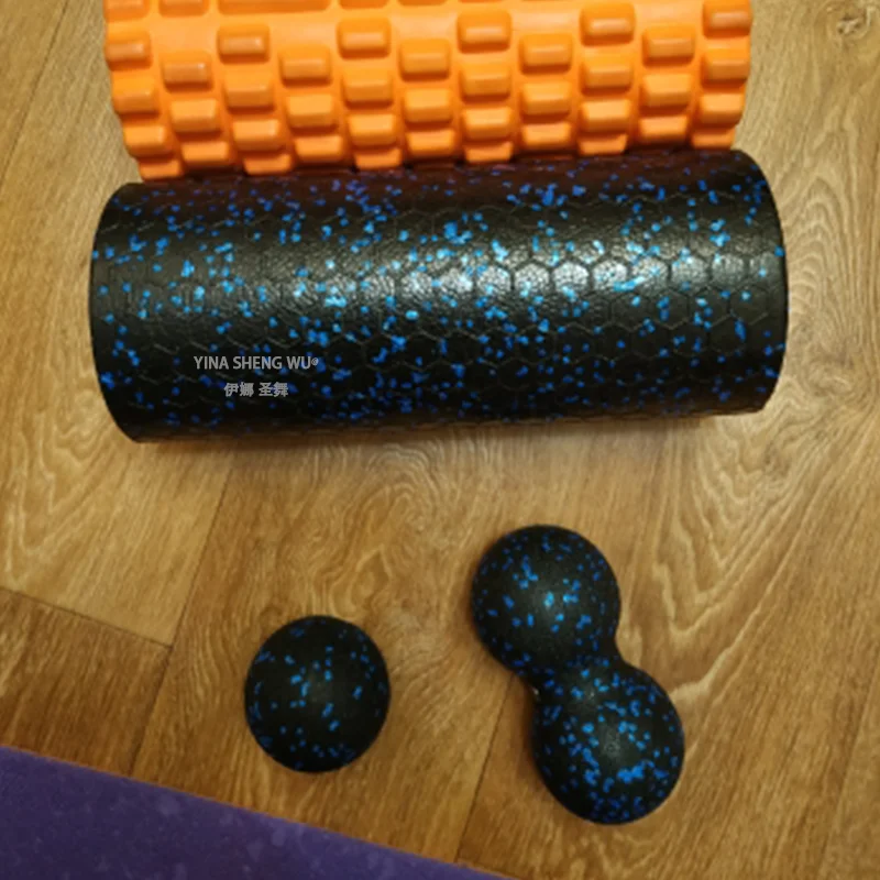 Полый валик для йоги массажный шарик с арахисом набор EPP фитнес-колонна из