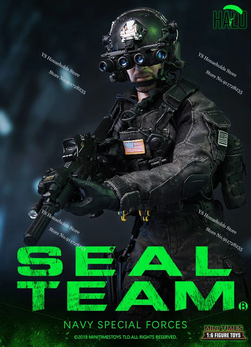 Minitimes Toys M013 1/6 Seal Team Navy Спецназ Человек-солдат Коллекционная фигурка 12 &quotполный
