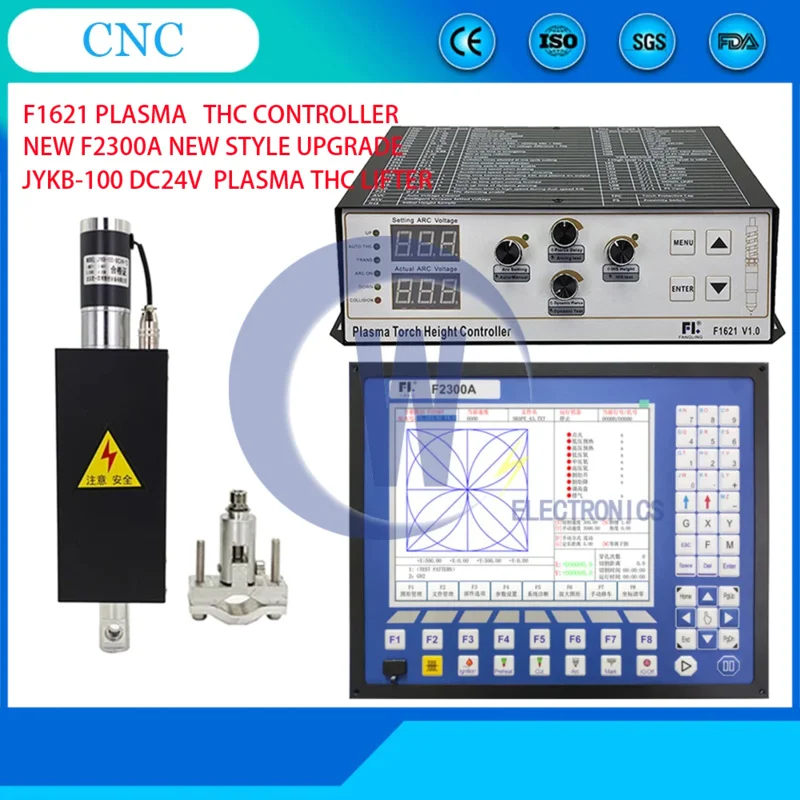 Новый комплект плазменного контроллера F2300a THC обновленный 2-осевой системы ЧПУ