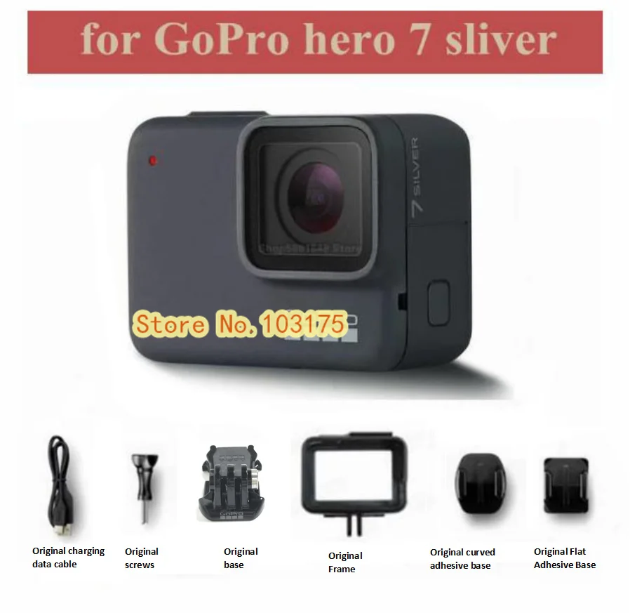 

100% Original For GoPro Hero 7 Silver Digital Action Camera 4K HD Video