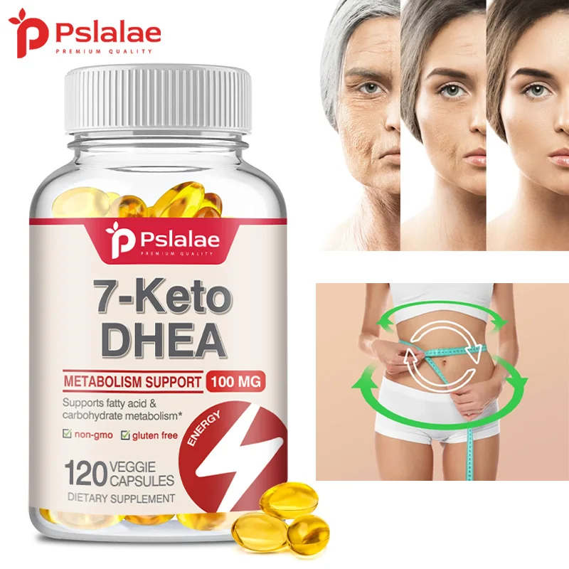 

7-Keto DHEA 100 мг повышает метаболизм, естественное старение и поддерживает жирные кислоты и метаболизм углеводов