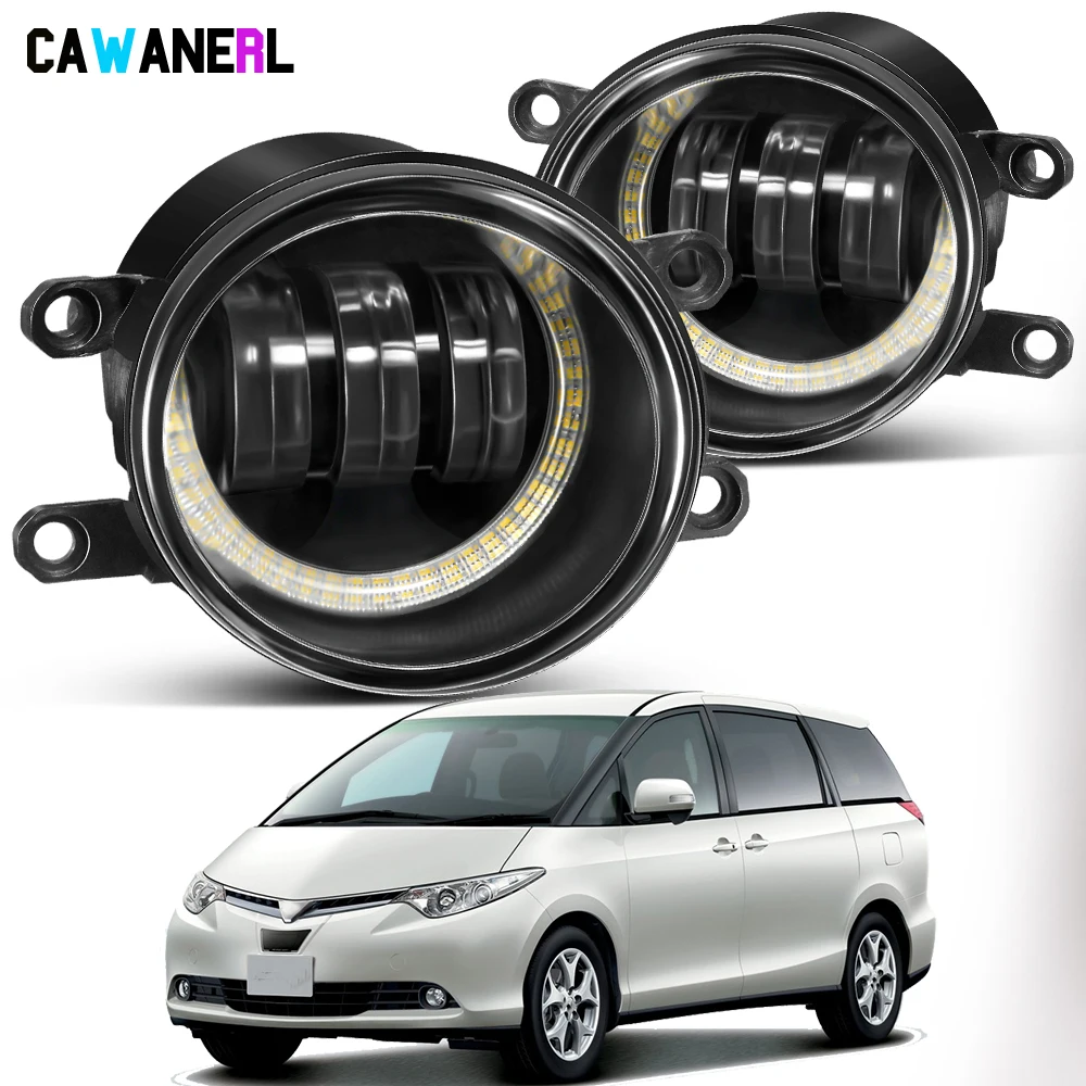 2 х 30 Вт светодиодные противотуманные фары в сборе Angel Eye DRL H11 Автомобильные