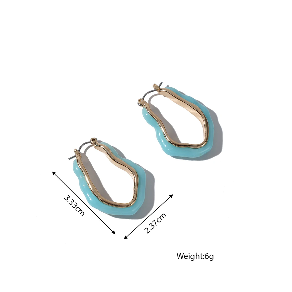 Модные простые серьги для женщин ювелирные изделия в подарок на день Святого