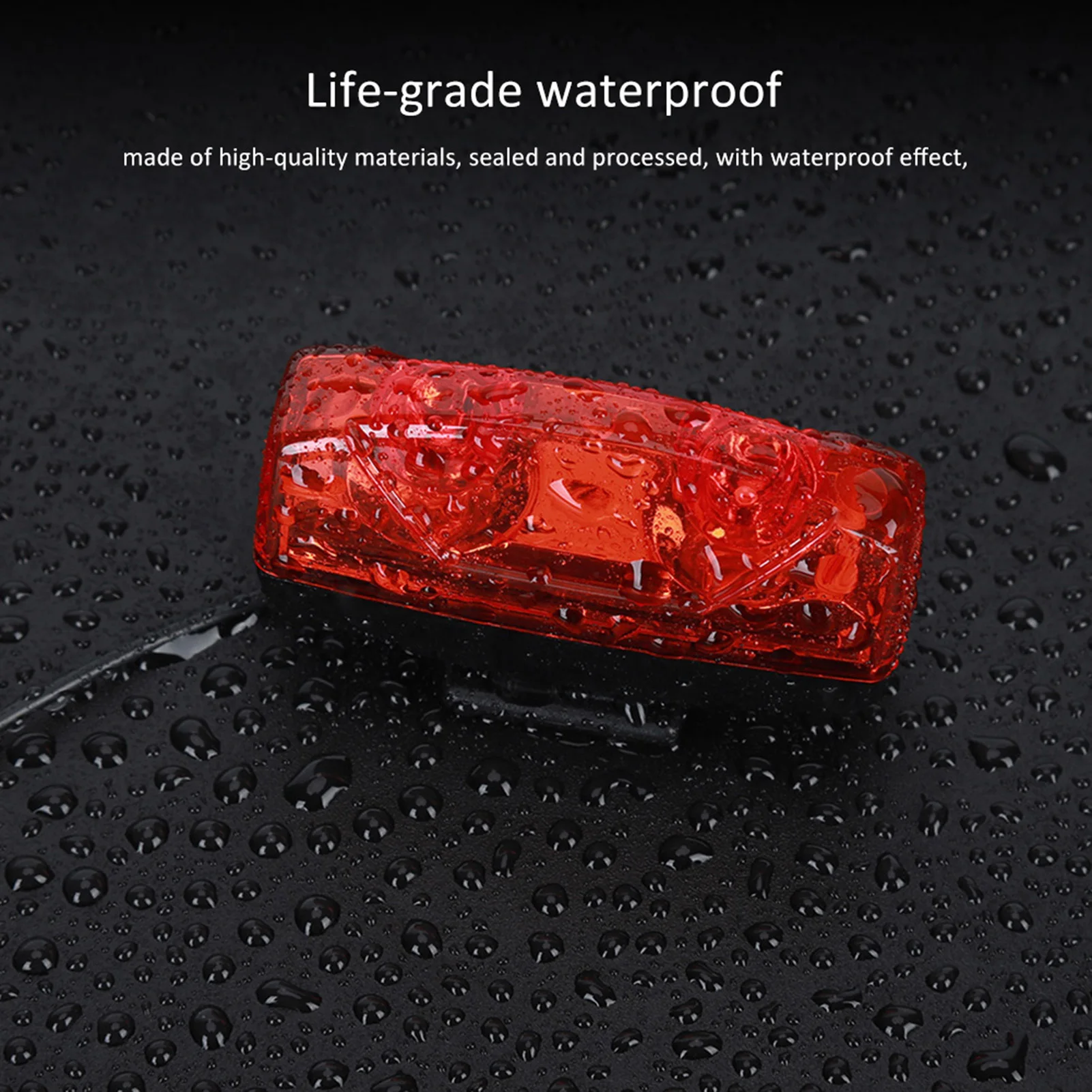 Велосипедный задний фонарь Магнитная индукция Самогенерирующееся