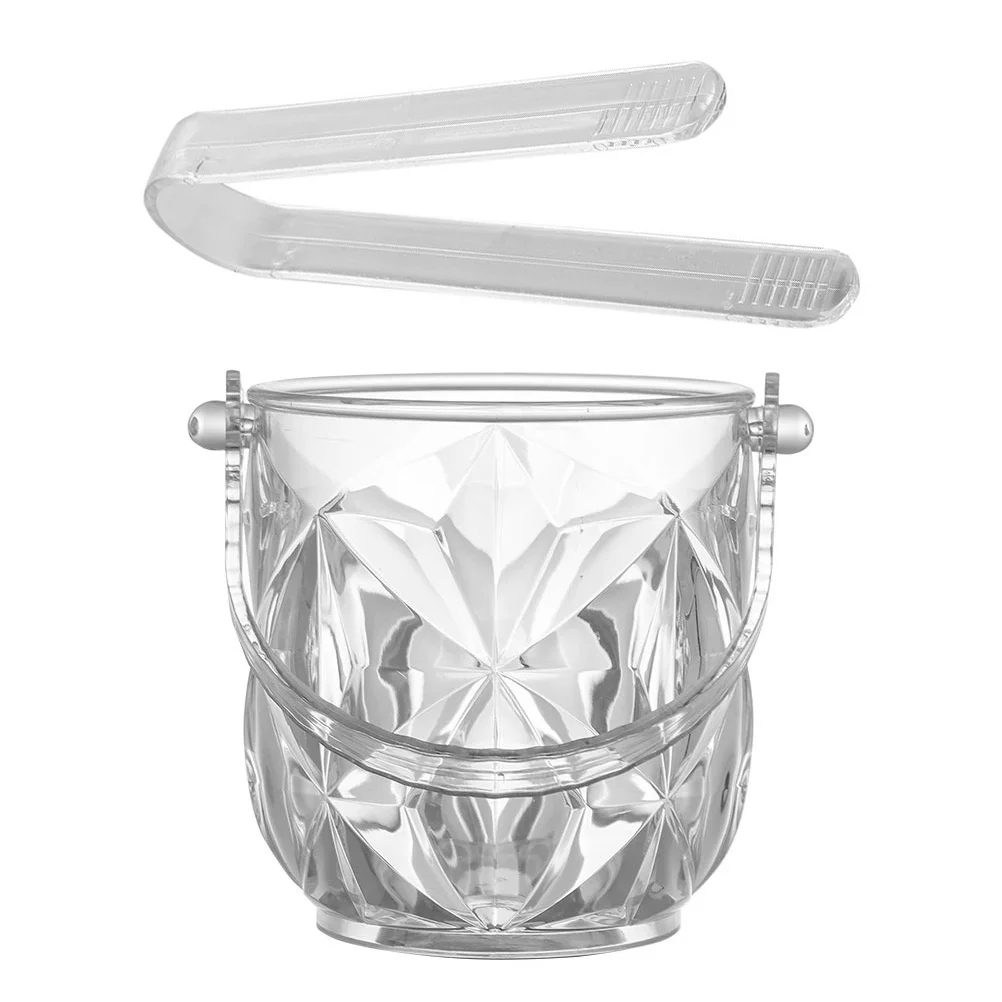 

Bucket Ice Champagne Cooler Cocktail Tong Party Beverage Tub Drinks Buckets Large Beer Bar Holder Chiller Acrylic Chilling Pail