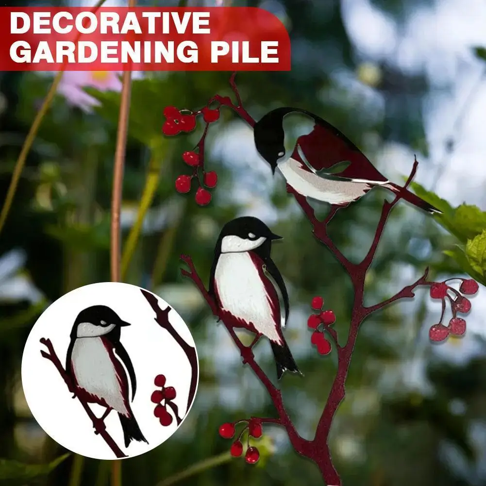 

Feather Lawn Figurine Ornament Animal Bird Garden Gardening Easter Prop Art Decoration Robin Decoration Country Me V2p4