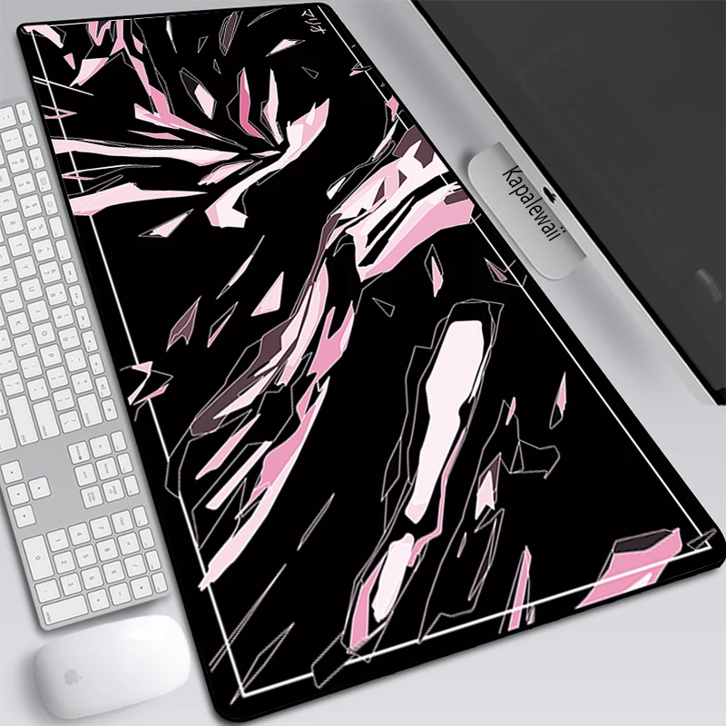 

Large Art Black And White Mouse Pad XXL Rubber Computer Gamer Gaming MousePad Locking Edge Keyboard pad Laptop Desk Mat