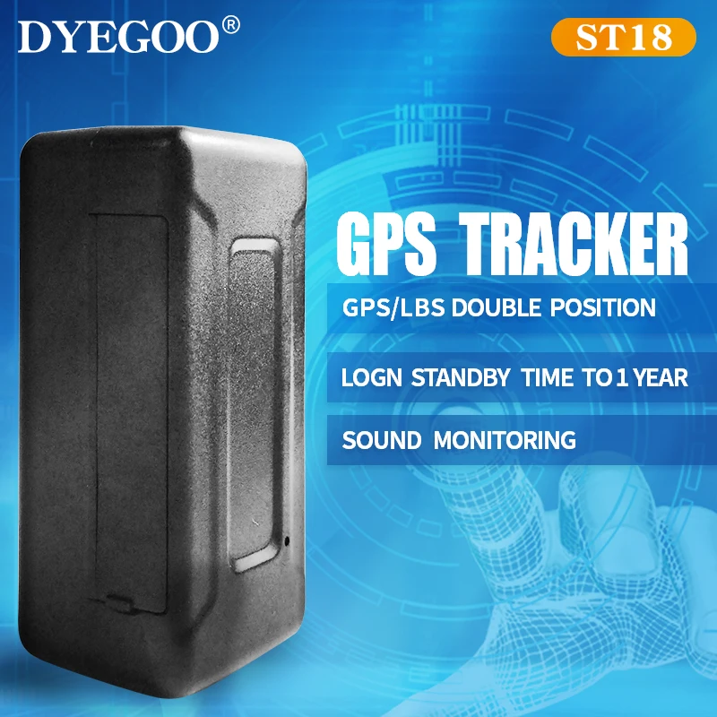 DYEGOO 2000 мАч ST18 ПЕРСОНА АВТОМОБИЛЬНЫЙ ДЛИННЫЙ АККУМУЛЯТОР GPS-ТРЕКЕР 1759